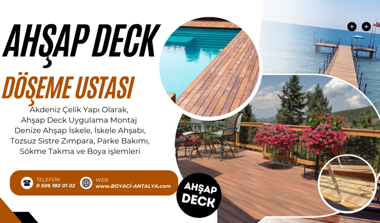 ANTALYA AHŞAP DECK DÖŞEME USTASI