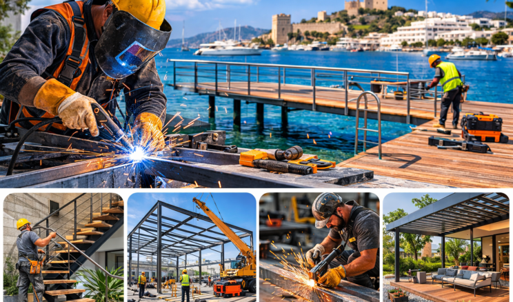 Kemer Demir Doğrama Ustası – Çelik Konstrüksiyon ve İskele Hizmetleri