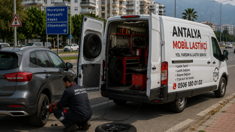 Antalya 7/24 Mobil Lastikçi | Acil Yol Yardım ve Yerinde Lastik Servisi