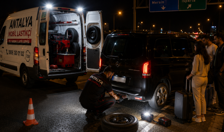 Antalya Yerinde Lastik Değişimi