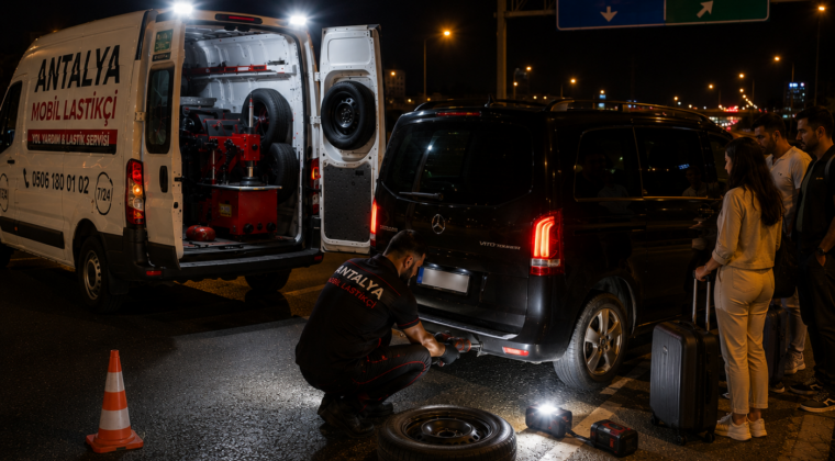 Antalya Yerinde Lastik Değişimi