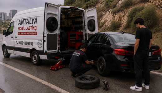 Antalya Hava Kaçıran Lastik Tamiri | Mobil Lastikçi ile Yerinde Çözüm