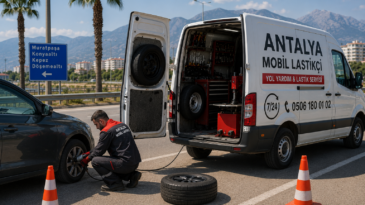 Antalya Çivi Batan Lastik Tamiri | Mobil Lastikçi ile Yerinde Onarım