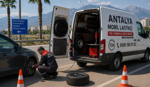 Antalya Çivi Batan Lastik Tamiri | Mobil Lastikçi ile Yerinde Onarım