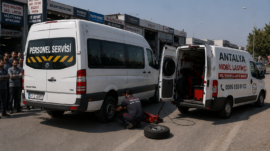 Antalya Yerinde Patlak Lastik Tamiri
