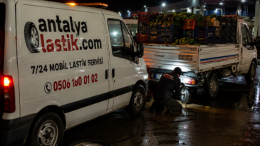 Antalya Sebze Hali Mobil Lastikçi
